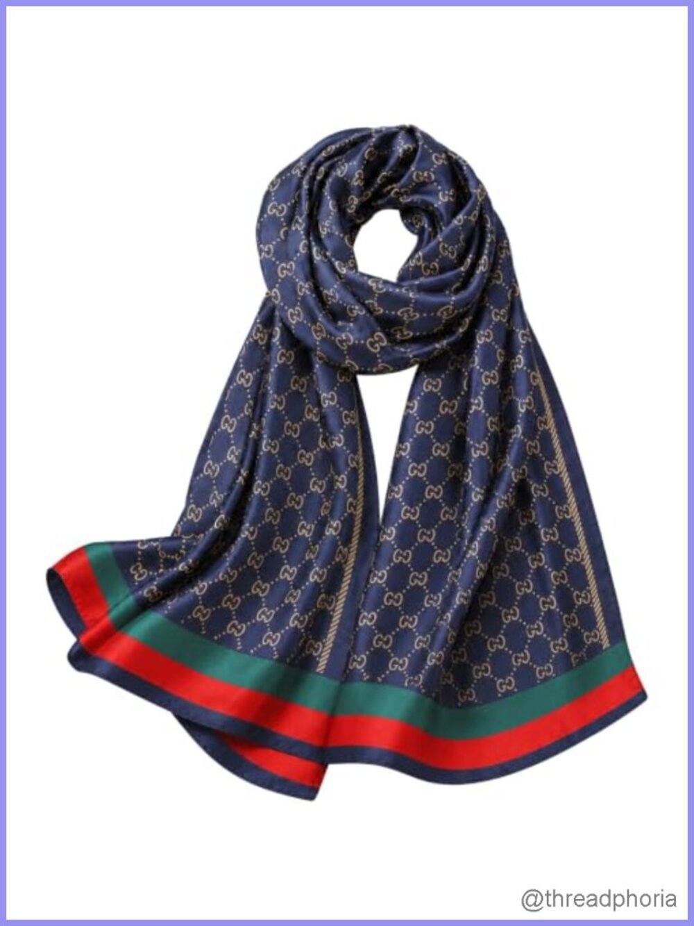 Silk-Feel Satin Scarf Oversized Shawl Wrap Silk Feeling Polyester